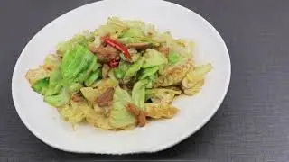 手撕包菜食谱 / Hand-torn Cabbage Stir-fry