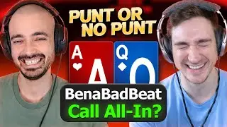 BenaBadBeat DESPERATELY Justifies INSANE PUNTS?! | Punt or No Punt?!
