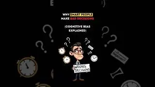 Why Smart People Make Bad Decisions (Cognitive Bias Explained) #psychology #behaviour #mindset