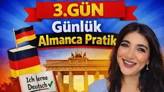 3.  | Gün Almanca Konuşamayanlar İçin 30 Günlük Plan 🇩🇪 |Günde 8 Dakika #almanca #almancaöğreniyorum