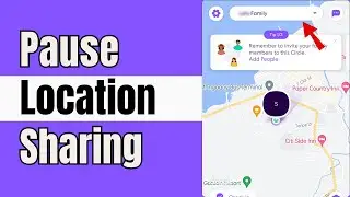 How to Pause Location Sharing on Life360 ! | Freeze Location On Life360 Disable location Sharing