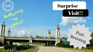 SURPRISING HUBBY AT FT. BENNING!| +FAMILY HOUSING