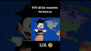 Yakko's World but it's only countries I've been to #shorts