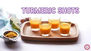 Turmeric, Ginger and Lemon Shots Recipe | Immunity Shots Recipe