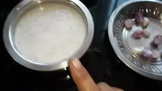 today breakfast recipe karuparisi kanji