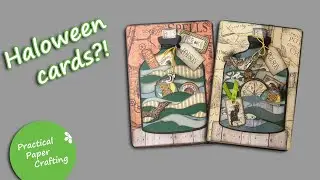 Making Poison Bottle Halloween Cards | Practical Paper Crafting