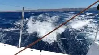 Pogo 12.50, Fast Sailing in Greece, 16.50 Knots