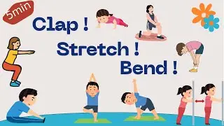 Clap, Stretch&Bend/Fun Movement for Kids🧒🎵Learn Movement Words#abcsong Super Song For Kids #alphabet