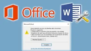🥇 [SOLUCI&Oacute;N] Word detect&oacute; un error al intentar abrir el archivo ✅