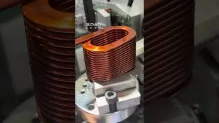 EC-680 Larger coils winding machine.Edgewise forming for Enameled wire coils.rectangular coil winder