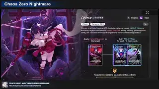 【Official In-Game Guide】 Chizuru &mdash;  Virtual Tactical Simulation | Chaos Zero Nightmare