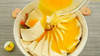 Do This With Tofu and 1 Egg❗Quick and Easy Recipe 只需豆腐和一隻雞蛋！超容易食譜-零失敗