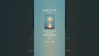 Tonight Is For We - Islandfella - A Reggae Lovers' Rock & Caribbean R&B Original - Carriacou