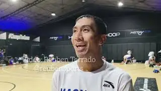 LA TENORIO ON MAGNOLIA'S TRAINING CAMP AT THE INSPIRE SPORTS ACADEMY, TUNE-UP GAME WIN OVER PHOENIX