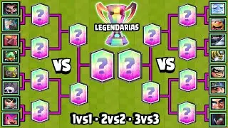 TORNEO de LEGENDARIAS | 1vs1 - 2vs2 - 3vs3 | NUEVA LEGENDARIA | Clash Royale