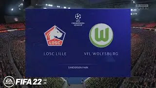 FIFA 22 - LILLE VS WOLFSBURG | UEFA Champions League | Group Stage