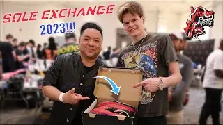 We Vended At Sole Exchange 2023 + Review On The NEW Yellow Thunder 4's + Vintage Unboxing!
