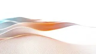 Abstract wave motion on white background. Looping 4K video.
