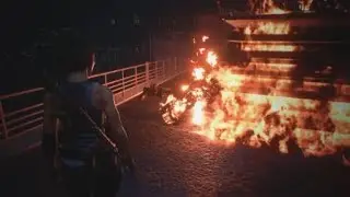 Resident Evil 3 Remake - Nemesis Flamethrower Boss Fight (No Damage, Easy Kill)