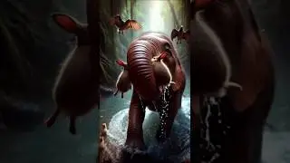 You've never seen an elephant as brave as this! 🐘🔥 #shorts #elephant #jungle