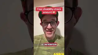 Understanding your disability check amount!