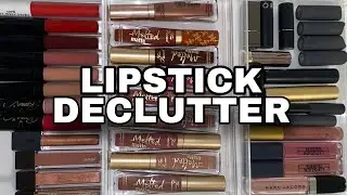 LIPSTICK DECLUTTER 50% Must Go!! Melted Mattes, Makeup Forever, Jouer