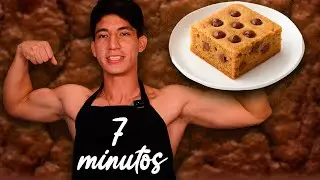 POSTRE de BROWNIE PROTEICO EN 7 MINUTOS | Recetas |Daniloh