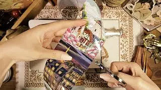 ASMR Sticker Journaling 🌠 다꾸 DIY Scrapbooking | Junk Journal Sounds | hwaufranc