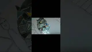 How to make butterfly using #art #music broken mirror