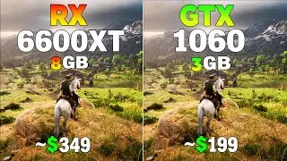 RX 6600 XT vs GTX 1060 - Test in 8 Games