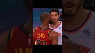 Enes Kanter vs Lebron 😂🔥 #shorts