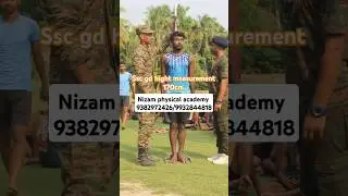 bsf hight measurement #army #armylover #indianarmy #bsf #crpf #motivation #commando #armylife #cisf