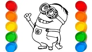 &ldquo;How to Draw Minion  🖍️ | Easy Cartoon Drawing for Kids | Step by Step Tutorial&rdquo;