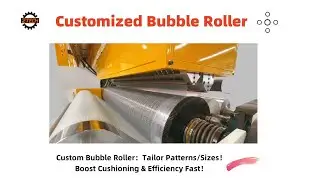 Air bubble sheet manufacturing machine Customized Bubble roller Special shaped bubble film