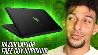 Free Guy MYSTERY BOX + Razer Blade 14 Unboxing | Khleo Thomas
