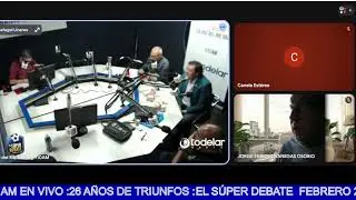 EL S&Uacute;PER DEBATE  FEBRERO 20 :  TODELAR  9.10 AM EN VIVO :26 A&Ntilde;OS DE TRIUNFOS :