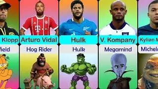These Football Players Look Like Cartoon Characters
