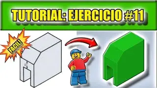 EJERCICIO #11 INVENTOR | Modelado 3D F&aacute;cil para Principiantes