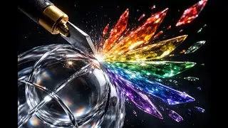 This Glass Cutting Will Give You Chills 🔴🟠🟡🟢🔵🟣💎