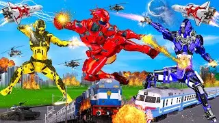 सुपर रोबोट ट्रेन मरम्मत Super Robot Train Restoration Hindi Kahaniya Comedy Video New Hindi Kahaniya
