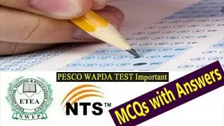 ETEA| NTS| WAPDA Jobs mcqs test with answers