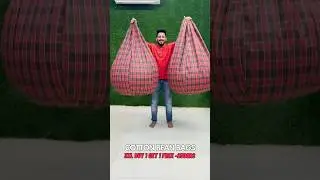 🤯3XL Cotton Bean Bags Buy 1 Get 1 Free yaa⁉️ #shorts #beanbags