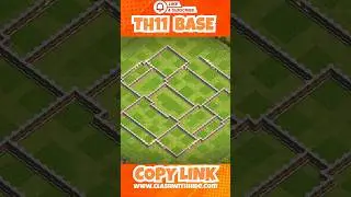 Best TH11 Hybrid Base: Protect Your Loot & Trophies!  #clashofclans #th11hybridbase #th11