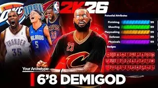 NBA2K26 *BEST*DRIBBLE GOD MIXTAPE|BEST TALL BUILD|BEST 6'8 DEMIGOD  EYESOLATION #2