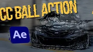 Действие CC Ball &laquo;Эффект раскрытия автомобиля&raquo; в After Effects
