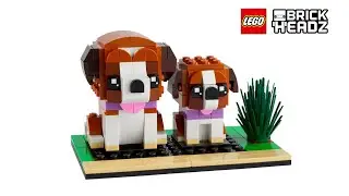 LEGO BrickHeadz  40543  St.Bernard  SPEED BUILD
