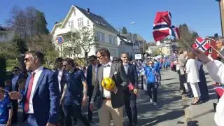 17 May, National Day Norway, Molde. (Norwegian Constitution Day)