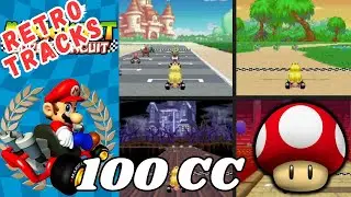 RETRO TRACKS! | Mario Kart Super Circuit - MUSHROOM CUP - 100 CC Con TOAD