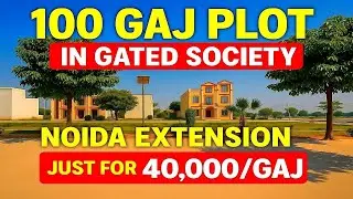 100 GAJ PLOT IN NOIDA IN SOCIETY AT BEST BUDGET 9999087888