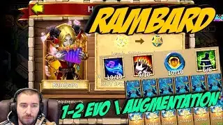 ПРОКАЧКА БАРДА-КАСТРАТА \ 1-2 EVO AUGMENTATION \ RAMBARD\ БИТВА ЗАМКОВ \ CASTLE CLASH